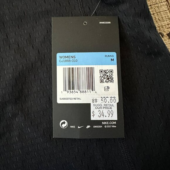 Nike Air Womens Dri-Fit Running Tank Top Black M - Picture 5 of 8